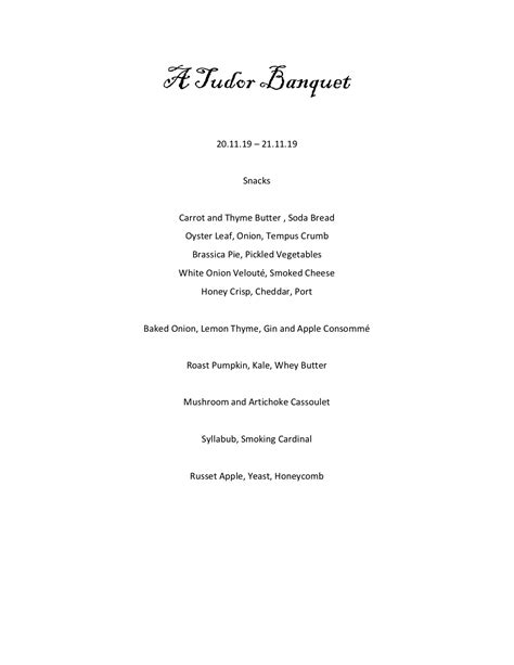 tudor banquet menu|tudor courtiers restaurant menu.